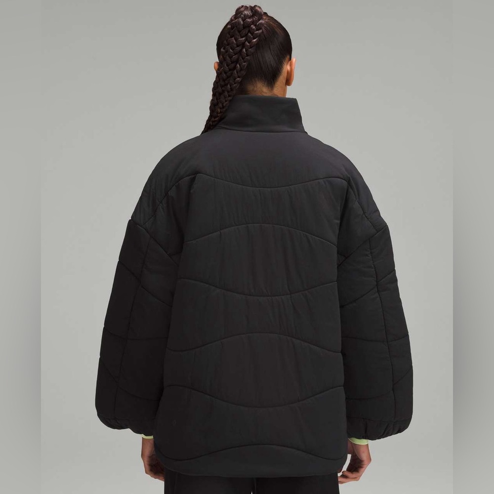 NWOT Lululemon Wave-Quilt Insulated Jacket Size 10 - Black - Picture 2 of 11